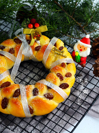 Christmas Wreath Bread recipe