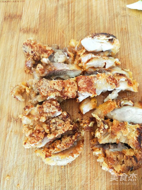 Fried Chicken Leg Bibimbap recipe