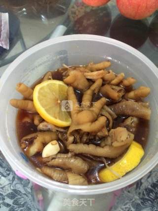 Food Stalls Chicken Feet with Cold Sauce recipe