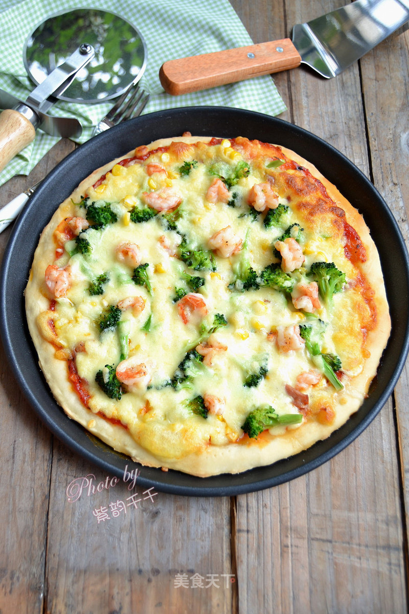 Bacon and Shrimp Pizza recipe