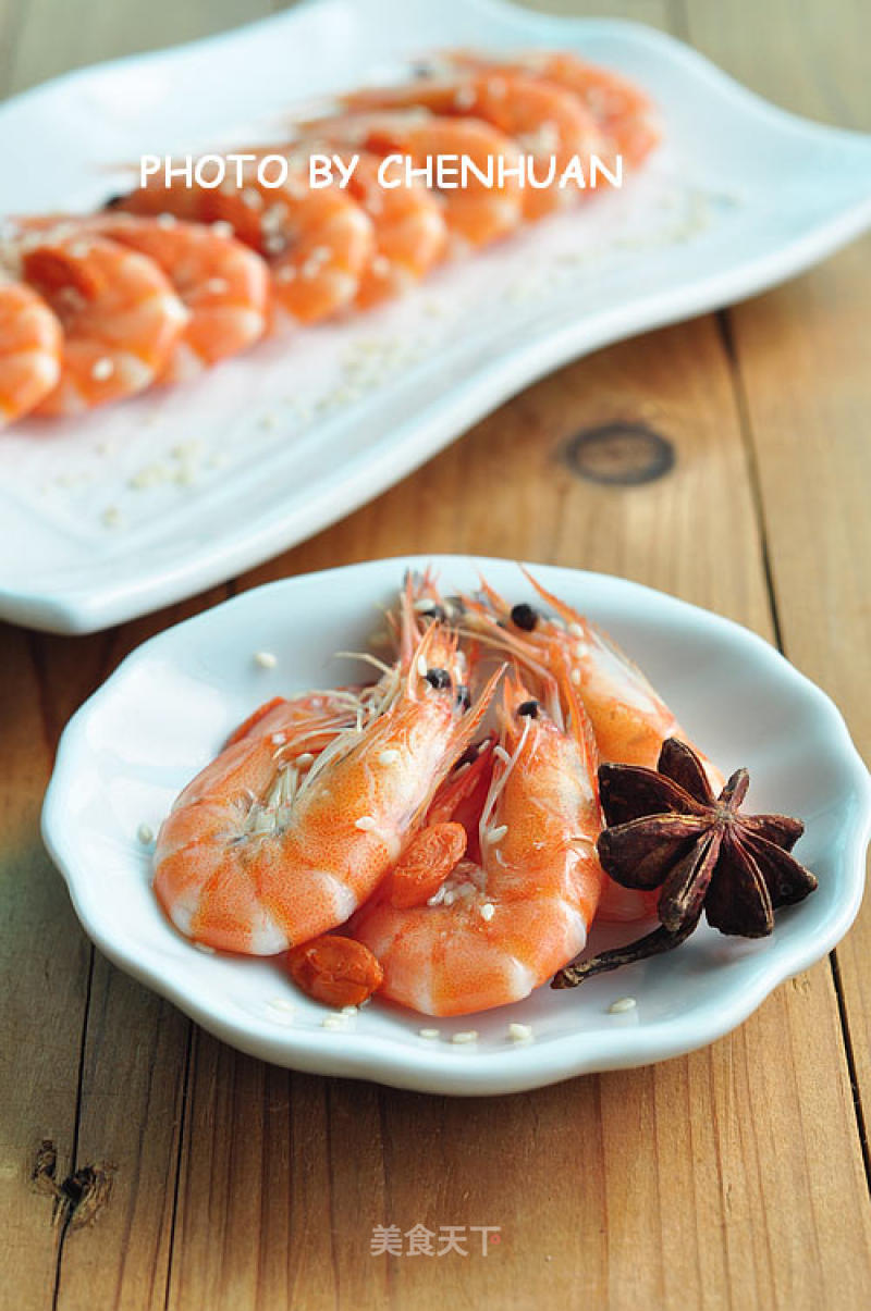 Chinese Wolfberry Sesame Shrimp recipe