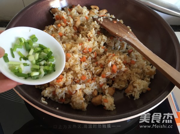 Potato Chicken Fried Rice recipe