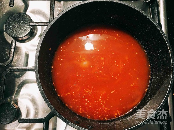 Hot Sauce Soup·beef Vermicelli recipe