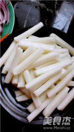 Spicy Fried Rice Cake with Squid recipe