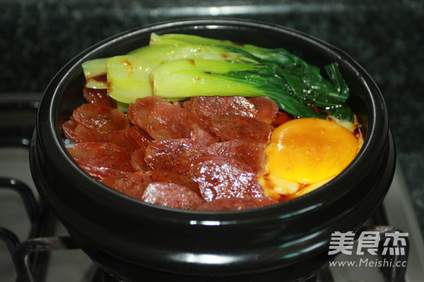 Sausage Claypot Rice recipe