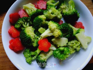 Stir-fried Rice White with Broccoli recipe