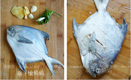 Dry Fried Salt and Pepper Pomfret recipe