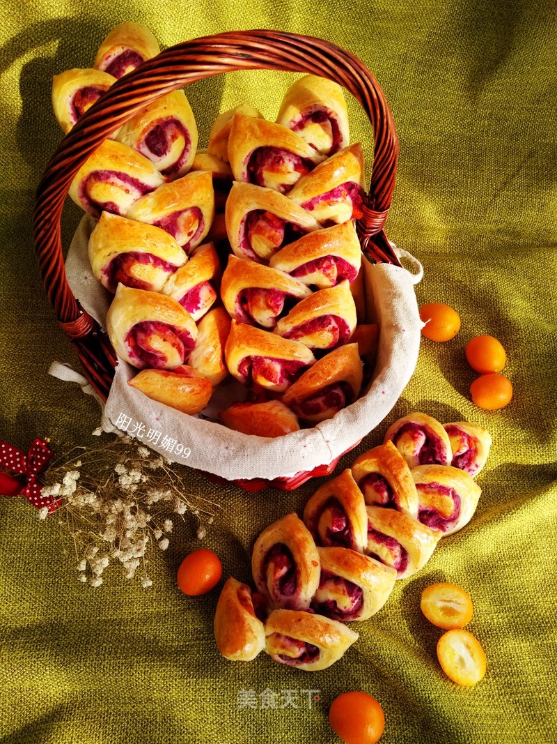 # Fourth Baking Contest and is Love to Eat Festival# Purple Sweet Potato Wheat Bread recipe