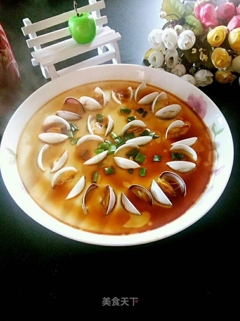 Steamed Egg with Clams recipe