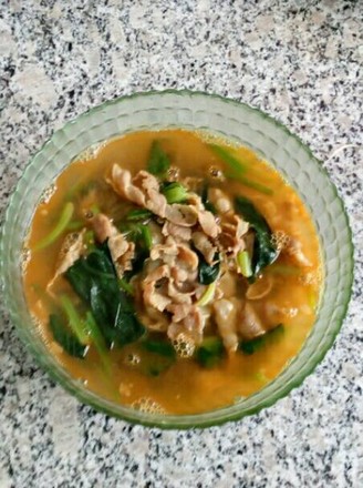 Curry Spinach Lamb Soup