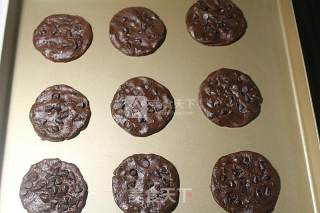 #aca烤明星大赛#chocolate Bean Cookies recipe