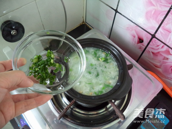 Sea Rice and Choy Sum Congee recipe