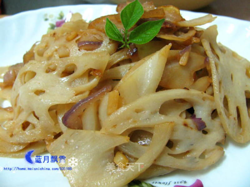 Fried Lotus Root Slices recipe