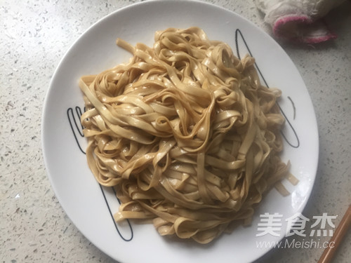 Cold Noodles with Minced Meat recipe
