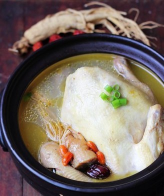 Korean Ginseng Chicken Soup recipe