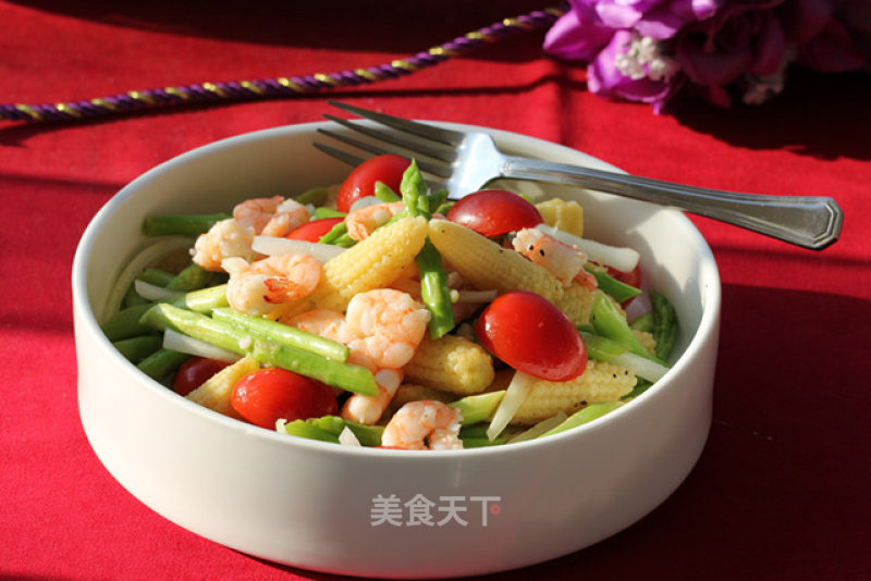 Shrimp Double Bamboo Salad recipe