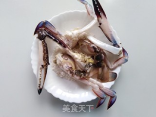 Steamed Crab with Edamame recipe