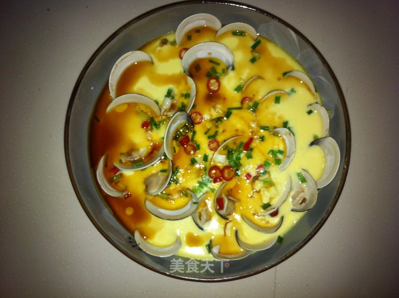 Clams Steamed Egg recipe