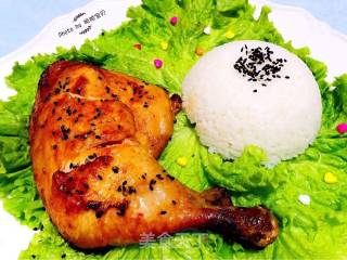 Roasted Chicken Drumstick Rice recipe