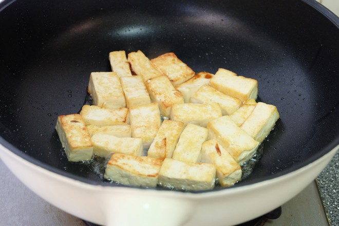 Fried Tofu with Orleans Mushroom Sauce recipe