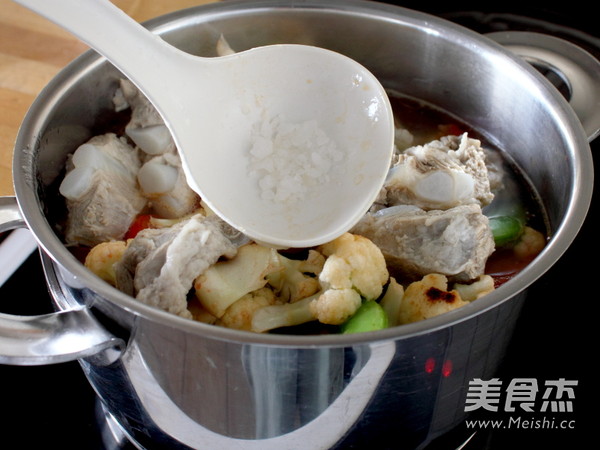 Pork Ribs Soup with Mixed Vegetables recipe