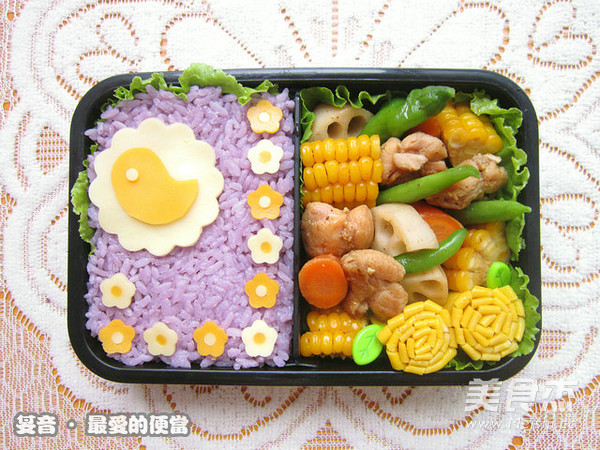 Cute Chick Flat Cute Bento recipe