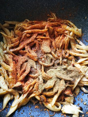 Stir-fried Shredded Eryngii Mushrooms recipe