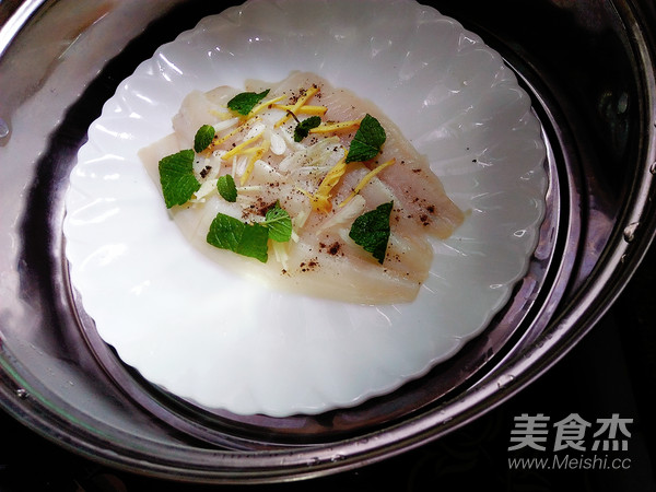 Steamed Mint Plaice recipe