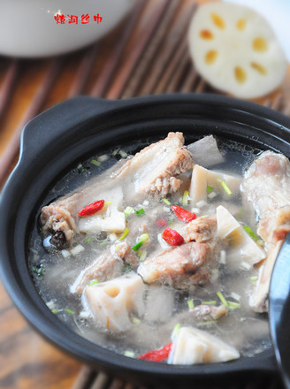 Pork Ribs and Lotus Root Soup recipe