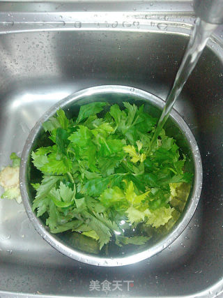 Celery Leaf Salad recipe
