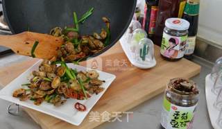 Stir-fried Clams with Shiitake Mushrooms and Tempeh, One Plate is Not Addictive~ recipe