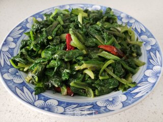 Vegetarian Fried Lettuce Leaves recipe