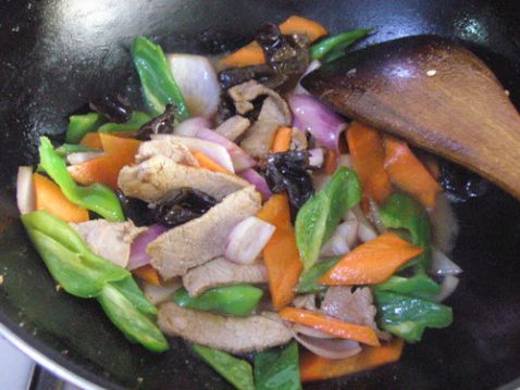 Stir-fried Seasonal Vegetables with Pleurotus Eryngii recipe
