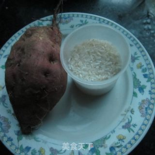 Sweet Potato and White Rice Porridge recipe