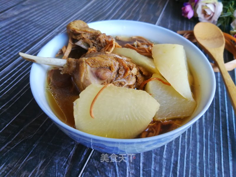 Cordyceps Flower Radish Lao Duck Soup recipe