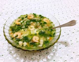 Seasonal Vegetable Shrimp Lump Soup recipe