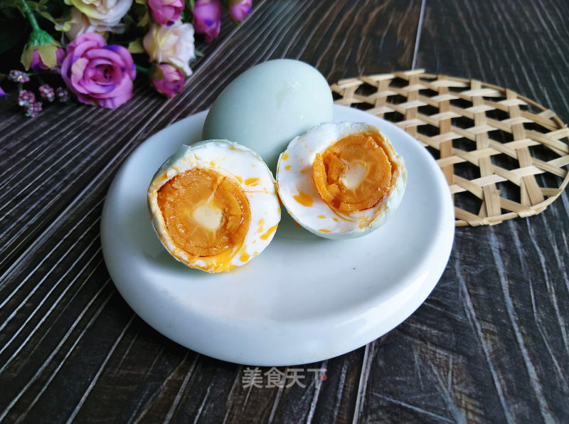 The Oily Pickled Duck Eggs recipe