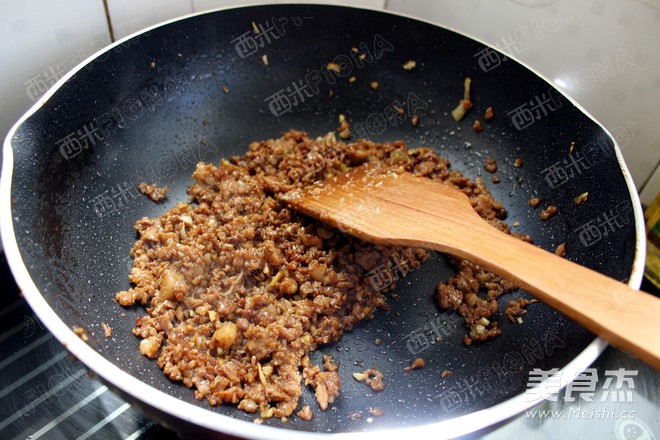 Sauteed Minced Pork Cauliflower recipe