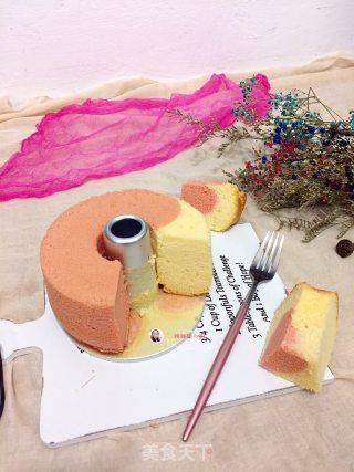 6 Inch Two-color Chiffon Cake recipe