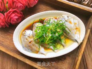 Steamed White Pomfret recipe