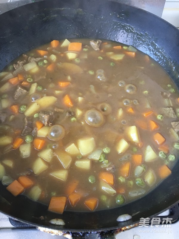 Colorful Curry Beef recipe