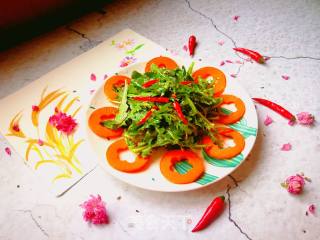 Millet Pepper Mixed with Dandelion recipe