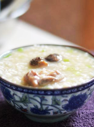 Healthy Millet Porridge with Fresh Bamboo Shoots and Mushroom Ribs·shanxi Millet Qingshui 1