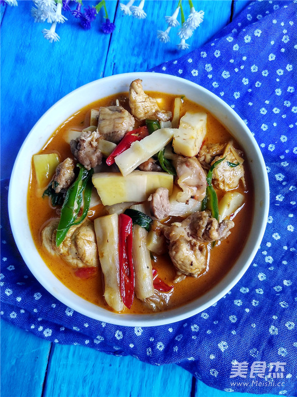 Roasted Chicken with Bamboo Shoots recipe