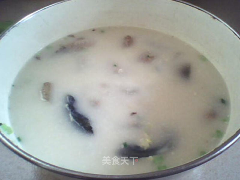 Choi Fish Preserved Egg Soup