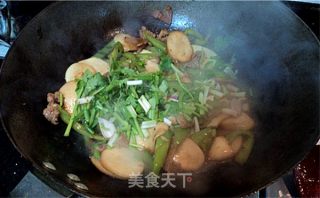 Stir-fried Double Vegetables with Sliced Pork recipe