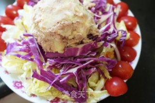 Tuna and Mashed Potato Lettuce Salad-you Can Make A Big-name Salad at Home- recipe