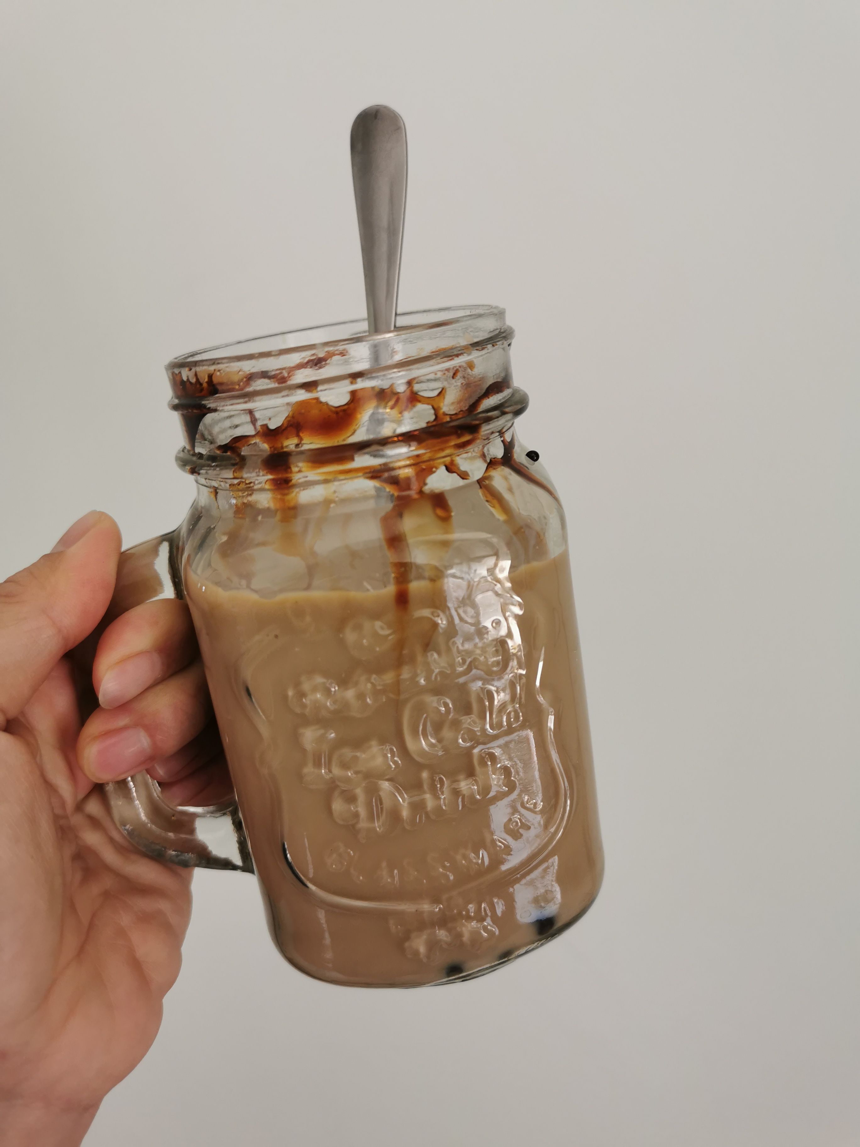 Net Red Coffee Dirty Milk Tea recipe