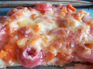 Carrot Sausage Pizza recipe