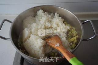 Potato Beef Fried Rice recipe